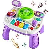 LINFUN KIDS Spieltisch ab 1 Jahr, Baby Musikspielzeug mit Licht, Aktivität Tisch Baby Spielzeug Musikalisches Motorikspielzeug Geschenk Baby Junge Mädchen 1 Jahr 18 Monate