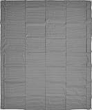 andiamo Faltbarer Camping Teppich pflegeleicht und robust aus 100% PVC ideal für Camper 200 x 250 cm grau