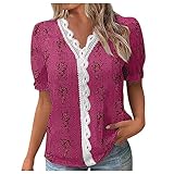 Sommer-Tops für Damen, Tops für Damen, Neon-Tops für Damen, Sommer-Tops, Größe 40, Damenblusen, Größe 44, 05 Hot Pink, Large