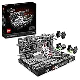 LEGO 75329 Star Wars Death Star Trench Run Diorama Set, baubares Modell für Erwachsene mit Luke Skywalkers X-Wing, Fanartikel, Deko, Geschenk