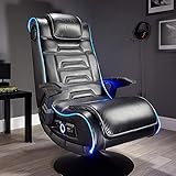 X Rocker Evo Pro 4.1 Gaming & Entertainment Sessel mit 4.1 Soundsystem, LED-Beleuchtung, Bluetooth & Vibration