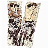 CLEEF Attack On Ti-tan Kissenbezug, Bequemer Weiche Zierkissenbezüge Waschbar, Cosplay Kissenbezüge Geschenk für Teenager Junge Mädchen-Multicolor 3||50 * 150cm