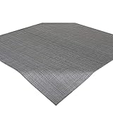 Delindo Lifestyle Tischdecke Samba Home, anthrazit, Mitteldecke in 85x85 cm, Fleckschutz, abwaschbar, für Indoor und Outdoor, 85 x 85 cm