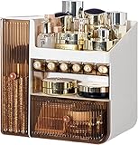 LAIBUY Makeup Organizer mit Schubladen,Perfekte Aufbewahrung für Make-up Pinsel und Schminke,Schminktisch Organizer für Badezimmer
