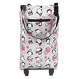 Tragbarer Einkaufswagen, Einkaufswagen Mit Großer Kapazität, Faltbarer Trolley, Lebensmitteleinkaufswagen Für ältere Menschen, Einkaufstasche Für ältere Menschen, 2-in-1-Einkaufswagen, Geeignet Für Ei