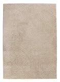 Home4You Shaggyteppich Hochflorteppich Zottelteppich Teppich Delight Cosy 11 | 120x170 cm | Grau-Sand