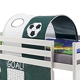 IDIMEX Tunnel Goal mit Fußball Motiv in weiß/grün