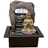 Zen'Light Zen Dao Brunnen, Kunstharz, Bronze, 21 x 17 x 25 cm