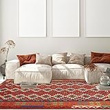 Peshawar Orient Teppich, 176 x 238 cm, mehrfarbig, handgefertigt, aus Wolle, ideal für großes Wohnzimmer