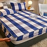 BAJIN Design Luxus Matratzenschoner | wie Spannbettlaken | Unterbett | Topper | Matratzen-Auflage auch für Boxspring und Wasserbetten geeignet,180x200+30cm