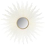 Spiegel Sonne - goldfarbenes Metall D 70 cm - Gold - Atmosphera créateur d'intérieur
