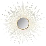 Spiegel Sonne - goldfarbenes Metall D 70 cm - Gold - Atmosphera créateur d'intérieur