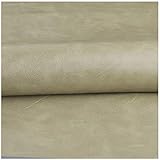 Kunstleder Stoff Kunstleder Meterware PU Leder Stoff Lederimitat Lederstoff Bezugstoff Polsterstoff Polsterbezug Möbelbezug Beige Bezugsstoff für Kopfteil Stuhl Bank Sessel Sofa Sitzbezug Repair Craft