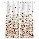 Yanyan Art 2 Panels Vorhang Pflanzenblätter sind minimalistische Schlafzimmer Moderne Wohnzimmer Küche Vorhänge Home Kinderzimmer Dekor Fenstervorhänge WxH/2x117x137cm verdunkelungsvorhang