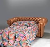 Trama Toscana Schlafsofa Chesterfield 2 Sitzplätze für französisches Bett