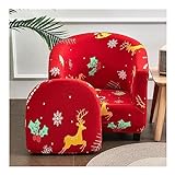 GLLUSA 2 Teilig Sesselbezug Clubsessel Stretch Sesselschoner Tub Chair Cover Sesselüberwürfe Bezug Sessel Clubsessel Husse Elastisch (Color : 5, Size : One Size)
