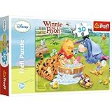 Trefl, Puzzle, Ferkel baden, Disney Winnie the Pooh, 30 Teile, für Kinder ab 3 Jahren