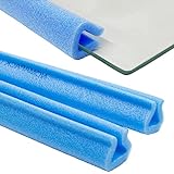 Edenpack Anti-Kollisions-Schaumstoff-Kantenschutz, 10 Streifen, Schutz, Eckpolsterung, scharfe Tischkantenschutz, Kindersicherung, extra dick (25–35 mm x 2 m), Blau (ED-41324)