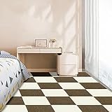 30 Stück Selbstklebende Quadratische Teppichfliesen 30 X 30 Cm Rutschfest Für Gewerbliche Wohnzwecke Spleiß-Bodenbelag, Einfache Installation Zum Selbermachen(Color:I)