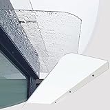 Vordach Überdachung für Haustür und Fenster, Terrassen/Regenschutz aus 3,5 mm Dicke Polycarbonatplatten, Türvordach Pultbogenvordach Vordach Pultvordach, mehrere Größen,50x230cm/20''x91''