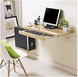 LILIS Klapptisch,balkontisch Wand befestigter Tisch Laptop Stand Klapptische Bücherregal Computer Büro Bank Dining Desk Tabelle (Size : 80x40x74cm)