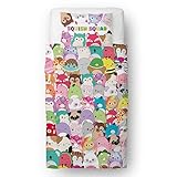 Squishmallows Jazzy Design Bettwäsche-Set für Einzelbett, wendbar, 2-seitig, inkl. passendem Kissenbezug, Polycotton , 1 Stück