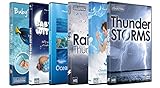 6 Disc Set Sleep Time DVD Combo Pack - Fall Asleep Fast on these Nature HD Videos with Clouds, Fish, Rain,Thunder Sounds for Relaxation