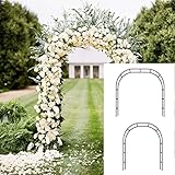 HIMM Garden Metal Pergola, Kletterpflanzentänder, schwarzer Bogenpergola zum Feiern, Geburtstagsfeier, Ausstellungsraumeingang, Gartenreben