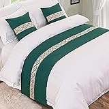 Hotel Betttuch Bettläufer Modernes Schlafzimmer Bettwäsche Dekoration Luxuriöse Glatte Tagesdecken Schal Schutz Weiches Bettschwanz Handtuch Für Twin Queen King Size Bett