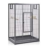 Montana Cages ® | Vogelkäfig Melbourne 80 - Antik erweiterbarer Käfig Voliere für Sittiche, Kanarienvögel & Finken