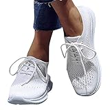 Halbschuhe Damen Schwarz Sport-Sportschuhe Damen Einfarbig Running Stoffschuhe Schuhe Sneaker Schnürsenkel Weiss Schnürhalbschuhe Sport-Sportschuhe Wanderhalbschuhe Turnschuhe Segeltuch Schuhe