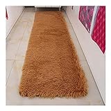 Washable Thickened Plush Long Hair Floor Mat Bedroom Bedside Bay Window Tatami Mats Balcony Mats Do Not Lose Hair and Do Not Fade (Color : C Size : 50120cm) (A 50 * 120cm)