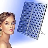 Bräunungslampe Solarium für zuhause, Cozion 24w Bräunungslampen Sonnenlampe mit 182 Stück LEDs und Ständer für Gesicht und Körper