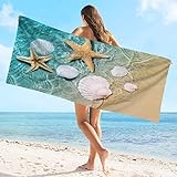 Strandtuch, schnelltrocknend, sandfrei, saugfähig, leicht, Badetuch für den Sommer, Schwimmen, Sport, Fitnessstudio, Übergröße 160 x 80 cm