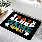 Zomer Badematte rutschfest 40x60cm Badezimmerteppich Mikrofaser Badteppich schnelltrocknende Badematten, für Badewanne Dusche Home Badezimmer, mit Spielkonsole