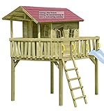 Stelzenhaus Maxi-Fun Spielhaus für Kinder aus Holz von Gartenpirat