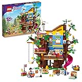 LEGO 41703 Friends Freundschaftsbaumhaus mit Minipuppen, Natur-Lernspielzeug für Mädchen und Jungen ab 8 Jahren, Spielzeughaus Heartlake City