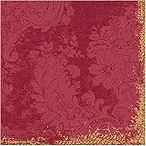 Duni Dunilin Serviette Royal Bordeaux 40 x 40 cm 1/4 Falz 45 Stück, Duni Servietten Bordeaux