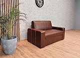 Quattro Meble Echtleder 2 Sitzer Sofa Antalya I Extra Breite 150 cm Ledersofa Echt Leder Couch große Farbauswahl !!!