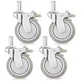 ULine h-1205wh Set von 4 Rollen für offene Draht Regale