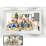 KODAK Digitaler Bilderrahmen 14.1 Zoll WLAN Elektronischer Bilderrahmen Full HD IPS Touchscreen Smart Fotorahmen Cloud mit App, 32GB Speicher, Automatische Drehung, Teilen von Bildern, Musik, Videos