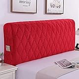 MOFLYS Hochwertiger Bett-Kopfteilbezug Für King-Size-Bett, Queen-Size-Bett, Einzelbett-Kopfteil, Gesteppter Samt-Kopfteil Aus Seide, Baumwolle, Schonbezug Für Schlafzimmer, Dekoration, Bettrückenlehne