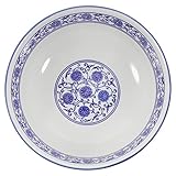 Obstschale, Ramen-Schüssel, blaue und weiße Porzellan-Nudelschüssel, Suppenschüsseln, Müslischalen, Servierschüsseln, chinesisches japanisches dekoratives Geschirr for Salat, Suppe, Reisnudeln, blaue