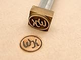 Dein Brandstempel personalisiert mit deinen eigenen Initialen (für Holz, Leder, Pappe, UVM.)