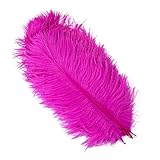 10 Stück natürliche flauschige Straußenfedern zum Basteln, Hochzeit, Party, Dekoration, 15–60 cm, DIY, Tischaufsatz, Karneval, Plumas-Dekor, Rose, 15–20 cm