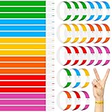 600Pcs Eintrittsbänder Einlassbänder ,Wasserdicht Event Armbänder,Party Einlassbänder,Bedruckbar Securebänder,Einlassbändchen zur Kontrolle und Sicherheit ,Veranstaltungen und Events