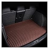 Kofferraummatte Benutzerdefinierte wasserdichte Leder-Kofferraum-Matten Für Hyundai Für Sonata 8 2010–2015 Hinterer Kofferraum Bodenmatte Tablett Teppich Schlamm Gummi Kofferraummatte (Farbe : Kaffee