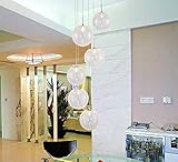 PERTID 6 Leuchten Deckenleuchte für Treppen Restaurant Kreative Pendelleuchte Modern Minimalist LED Wohnzimmer Schlafzimmer Dekorativ Exquisite Heimdekoration Kronleuchter für Wohnzimmer