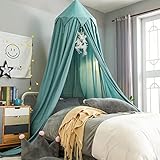 Prinzessinnen-Baldachin für Mädchenbett, Dekor-Baldachin für Kinderbett mit Quasten, Versteckzelt für Kinderzimmer oder Krippen-Kinderzimmer zum Dekorieren, Spielen, Lesen