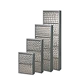 simple..*M* 4001070101020 Schuhklappschrank, 50 x 15 x 70 cm, metall, grau